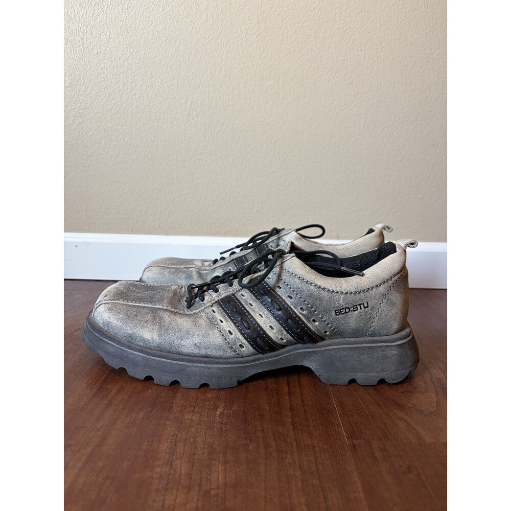Vtg Bed Stu The Next Step Grunge Oxford Leather Square Toe Shoe Men 43 US 10